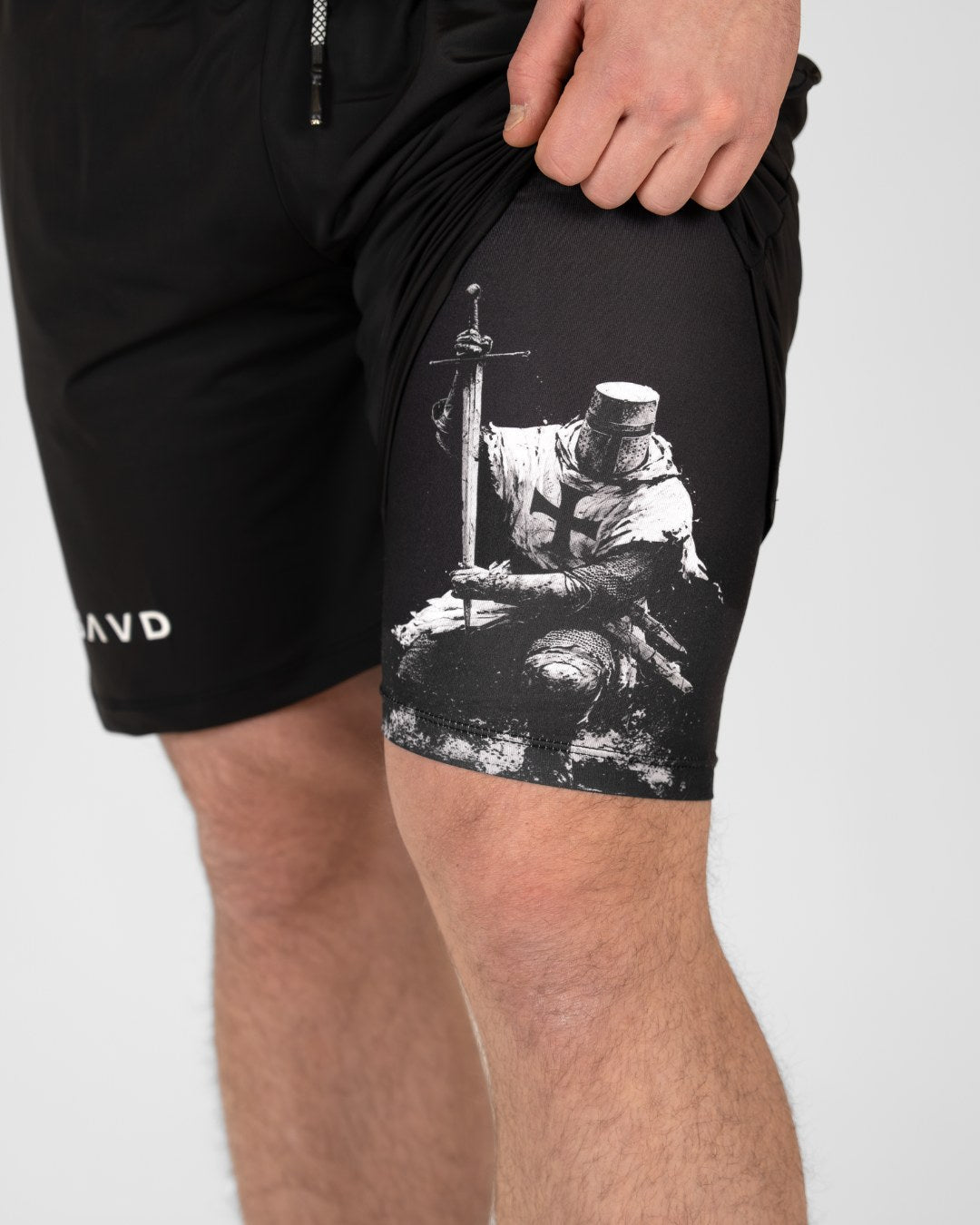 Joshua 1:9 ’Sword of Courage’ Men’s Performance Shorts