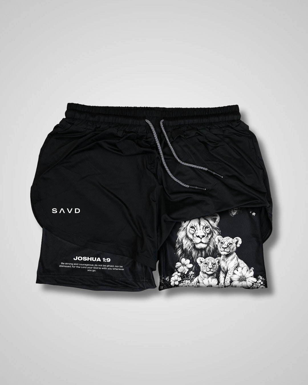 Joshua 1:9 'Protector's Heart' Girls Performance Shorts