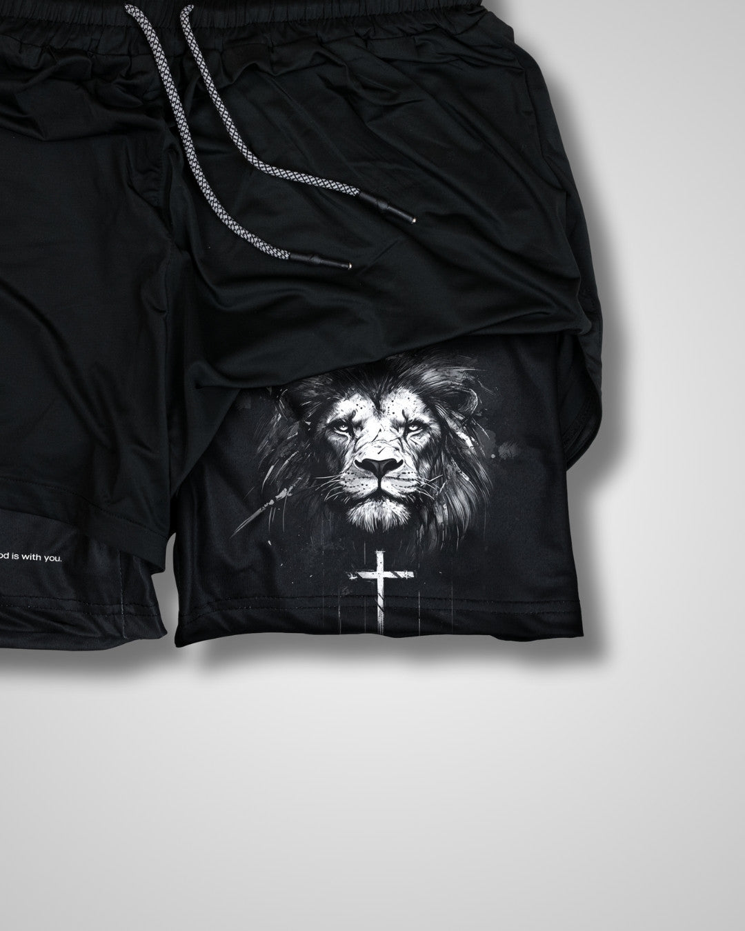 Joshua 1:9 'Lion' Women's Performance Shorts