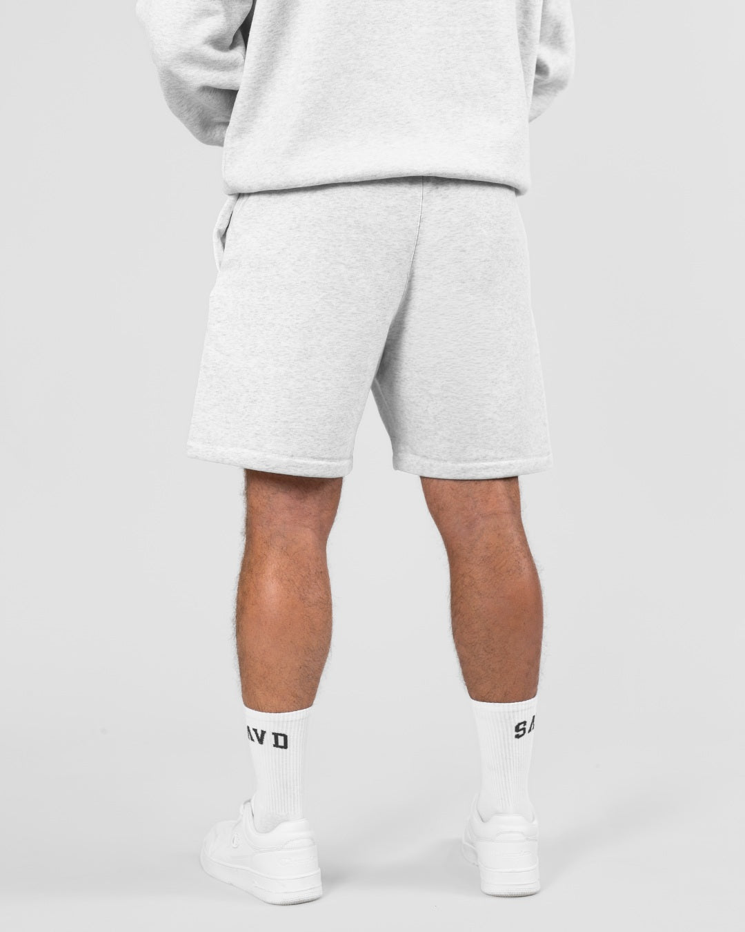 Psalm 23:4 Sweat Shorts - Grey