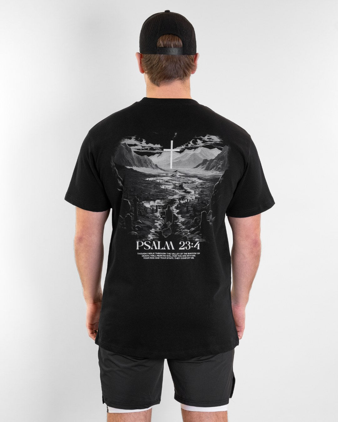 Psalm 23:4 Shadow of Death Oversized T-Shirt
