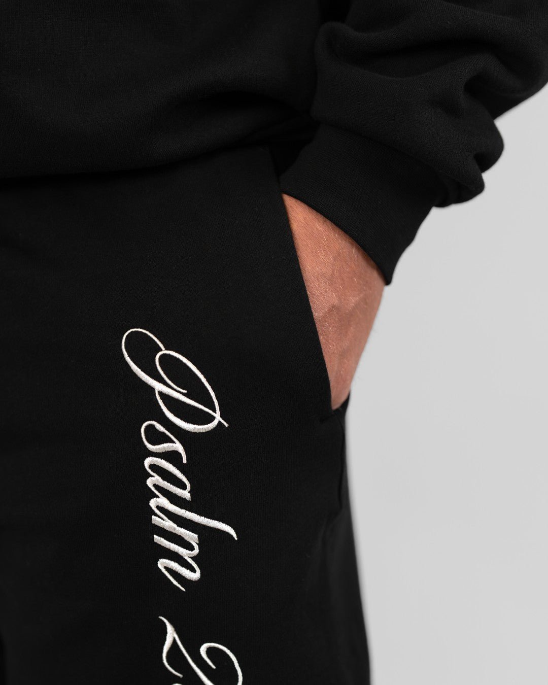 Psalm 23:4 Sweat Shorts - Black