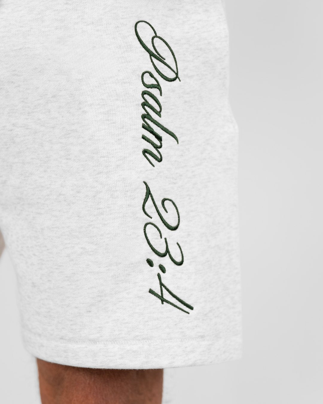 Psalm 23:4 Sweat Shorts - Grey