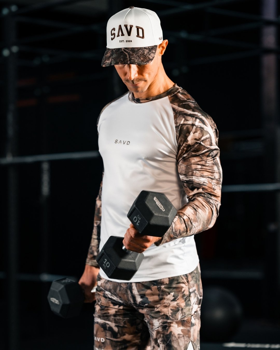 Psalm 23 Men's Camo Long Sleeve - Oakwood