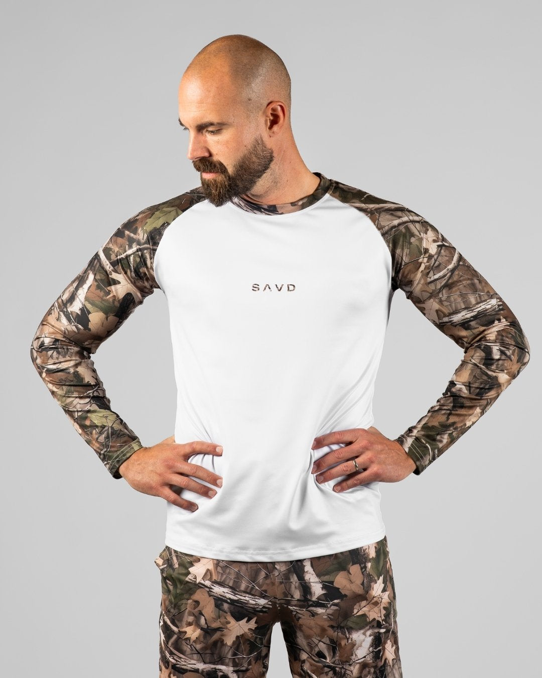 Psalm 23 Men's Camo Long Sleeve - Oakwood