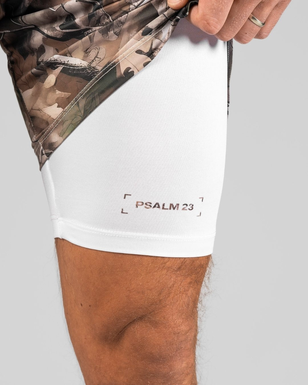 Psalm 23 Men's Camo Performance shorts - Oakwood
