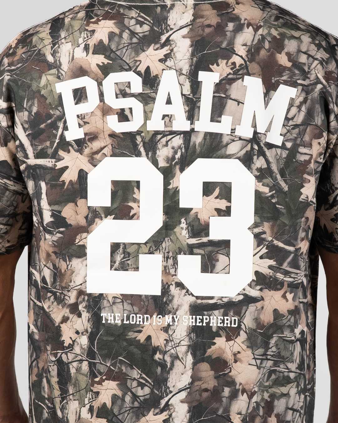 Psalm 23 Men's Oversized Camo T-shirt - Oakwood