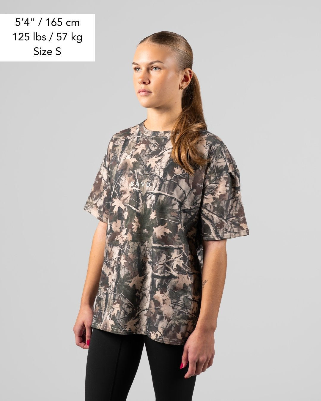 Psalm 23 Women's Oversized Camo T-shirt - Oakwood