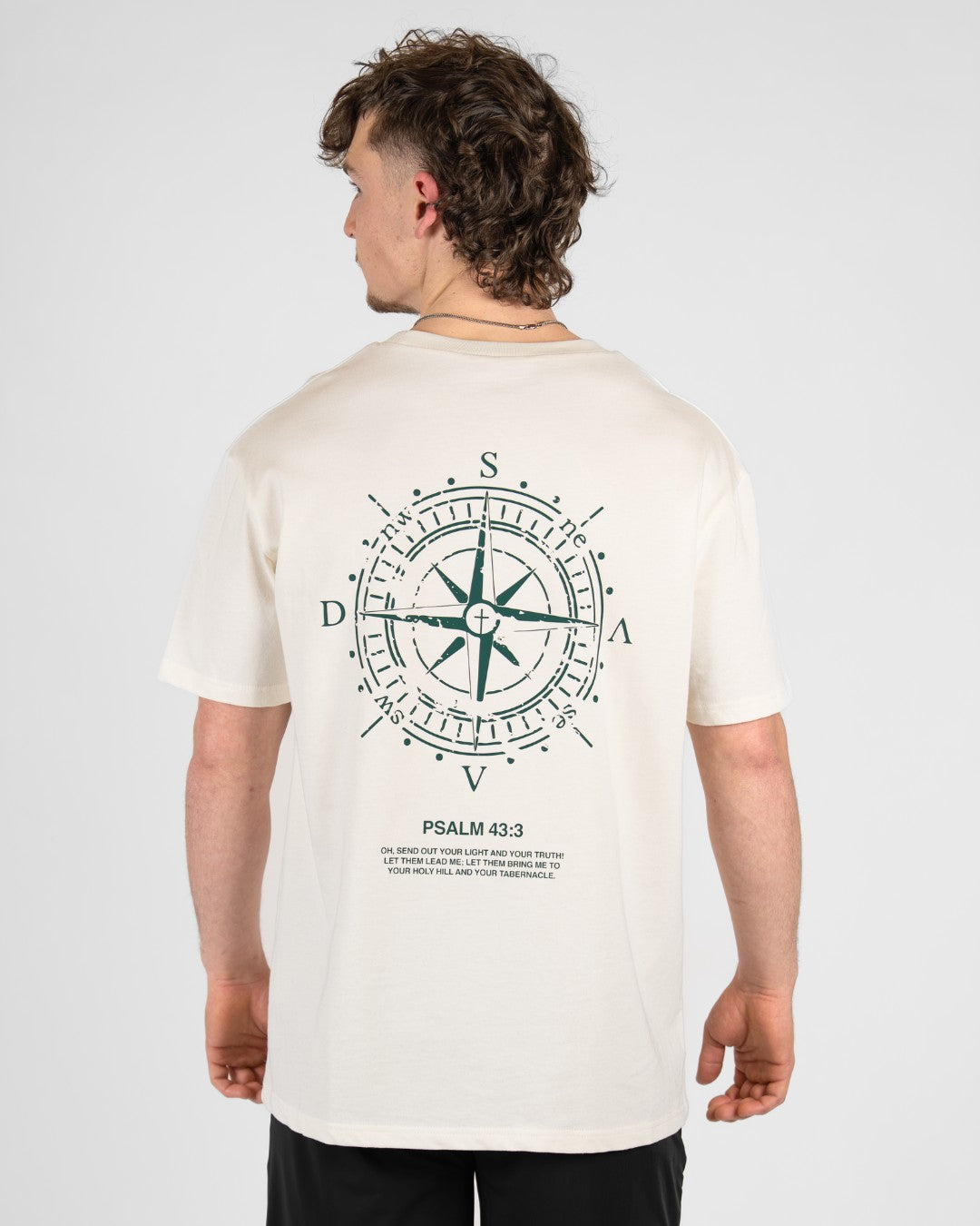 Psalm 43:3 ’Lead Me’ Men’s Oversized T-Shirt