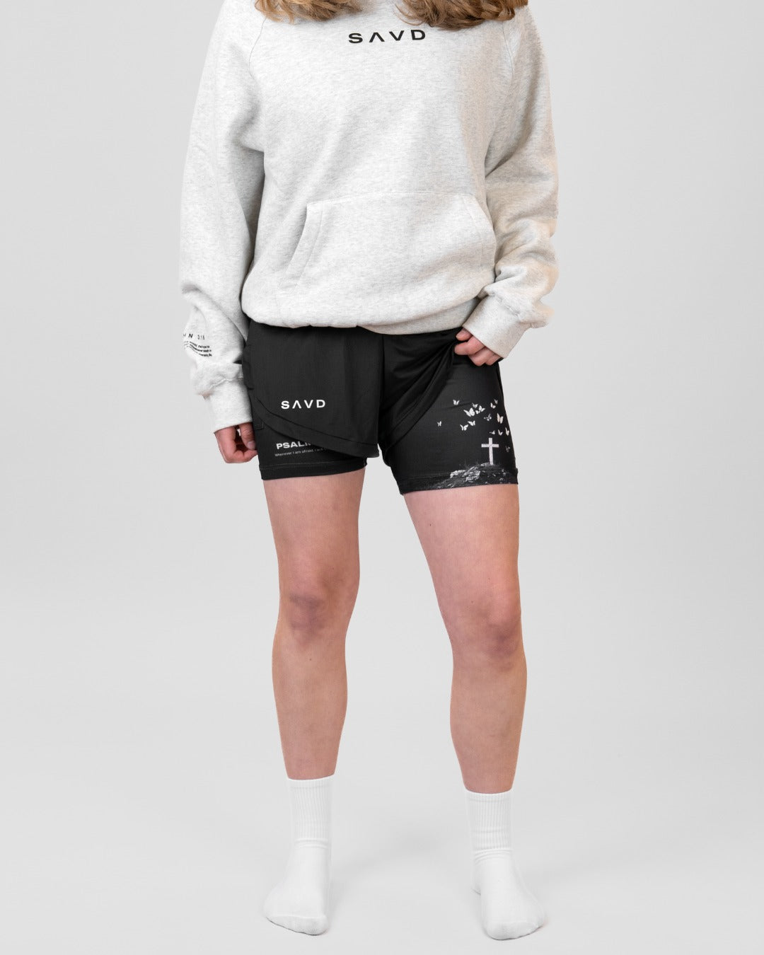 Psalm 56:3 'Peaceful Trust' Girls Performance Shorts
