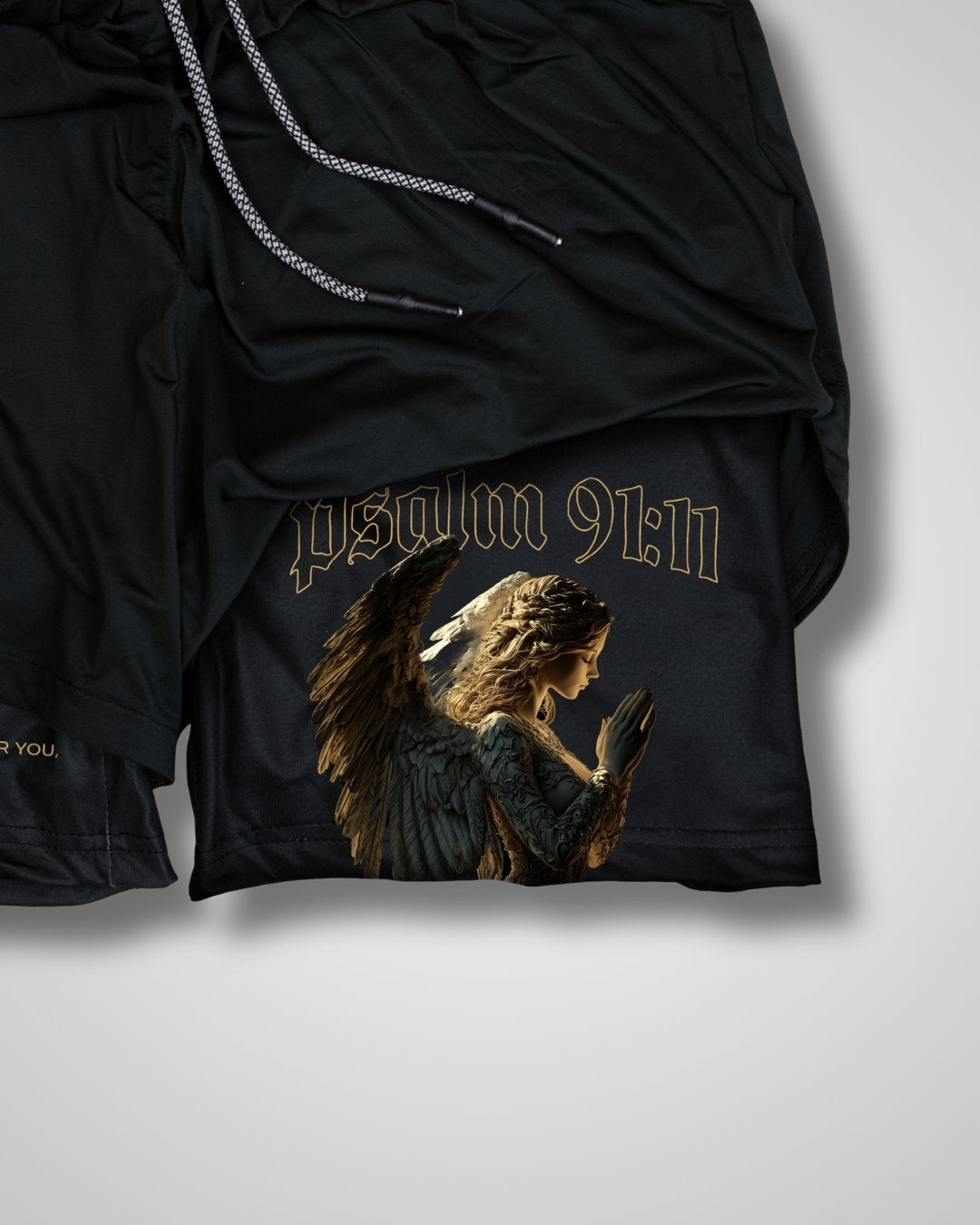 Psalm 91:11 'Keep you' Women’s Performance Shorts