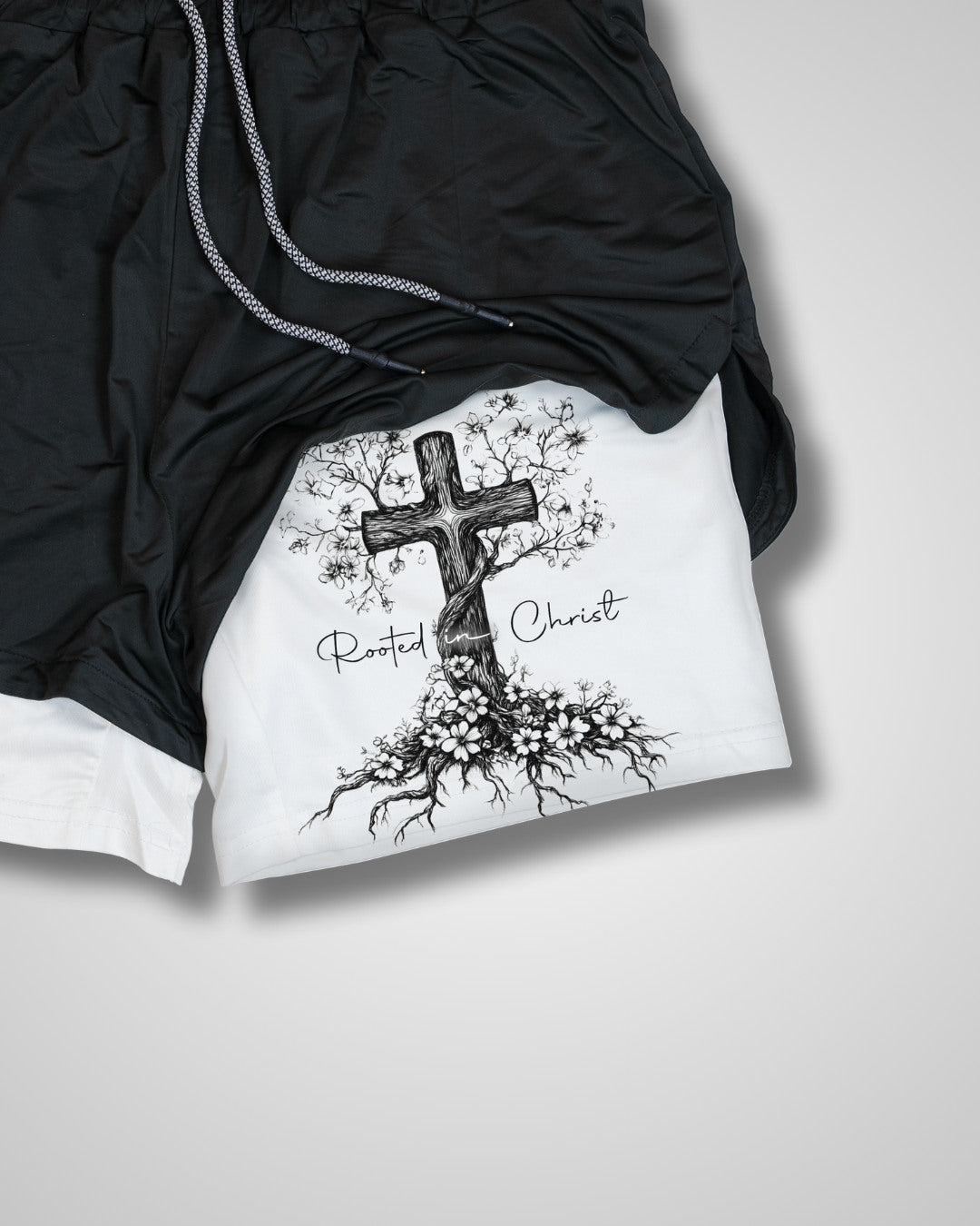 'Rooted in Christ' Women's Performance Shorts