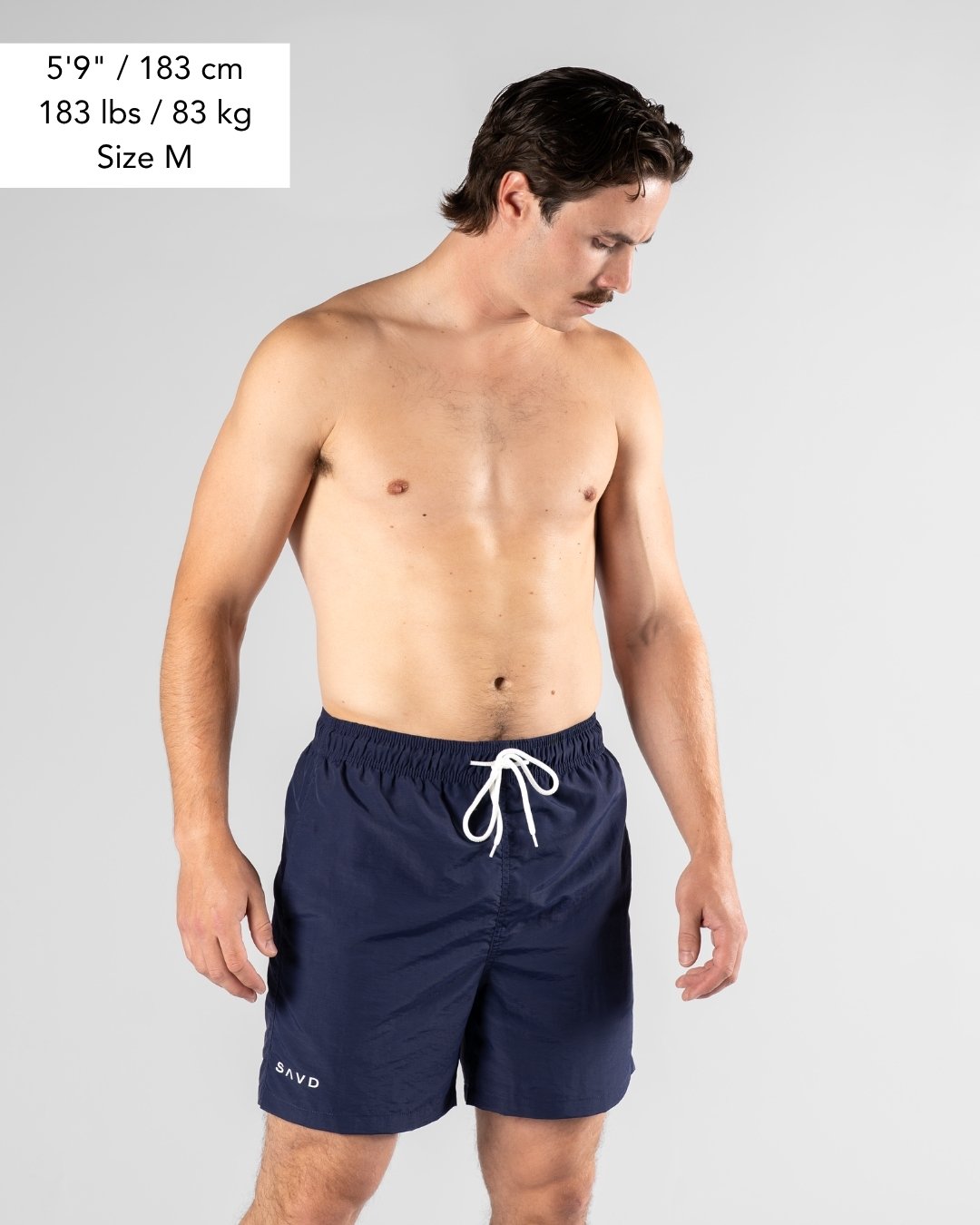 SAVD John 3:16 Swim Trunks - Navy Blue