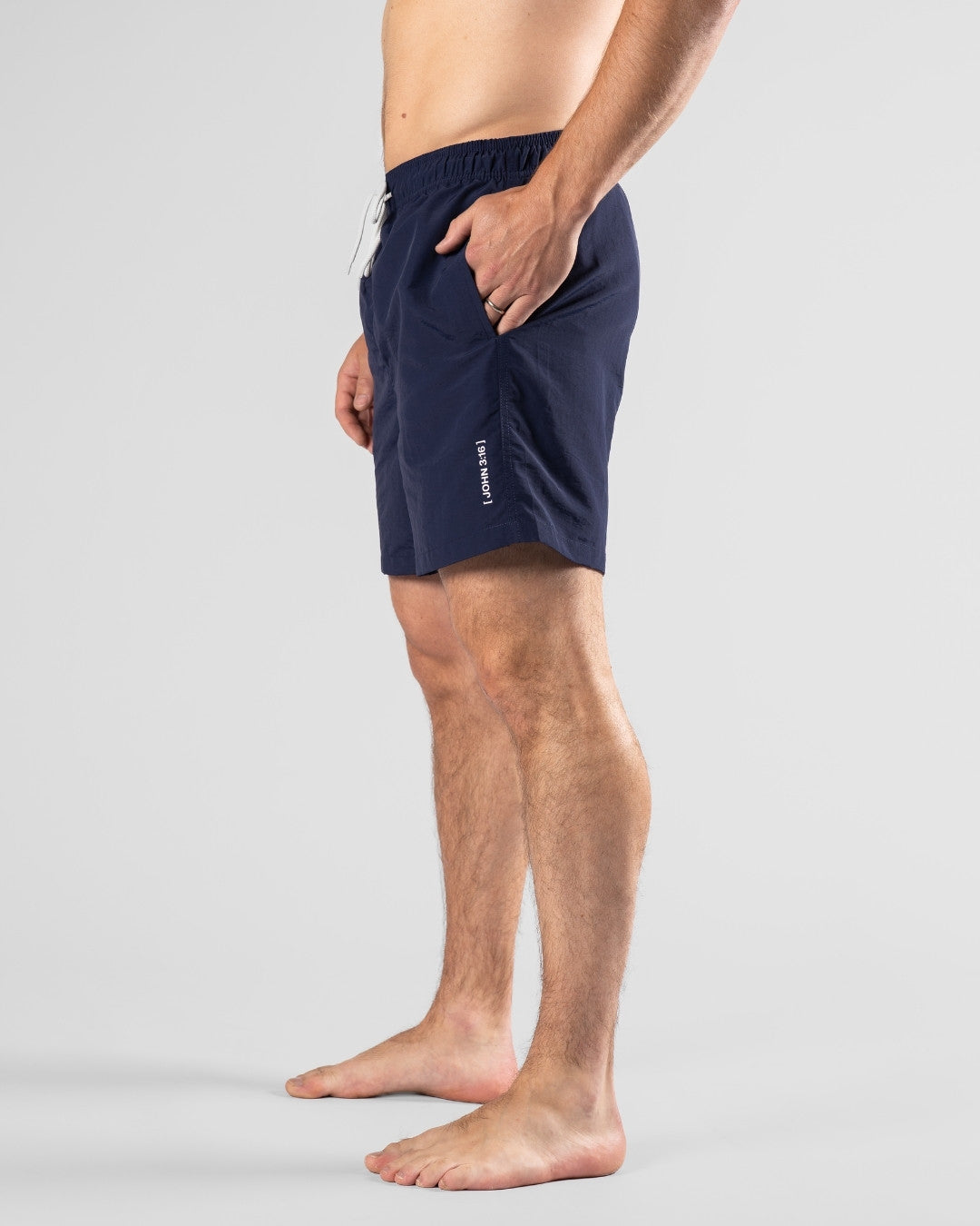 SAVD John 3:16 Swim Trunks - Navy Blue