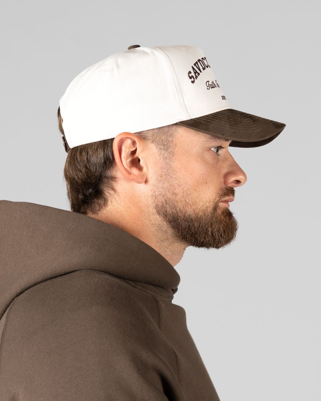 SAVD Suede Snapback - Brown