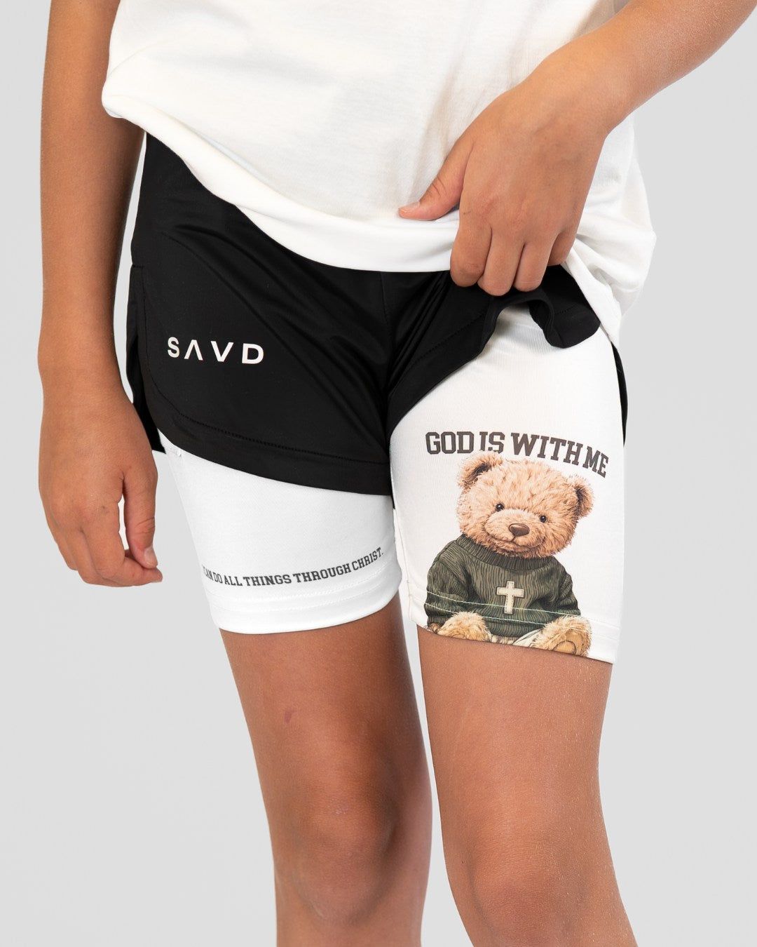 'Teddy' Girls Performance Shorts