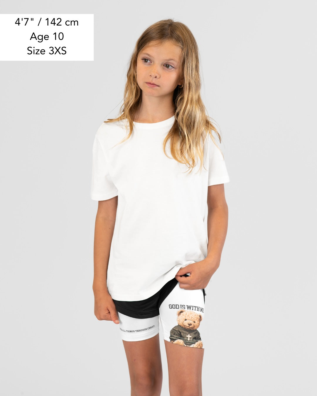 'Teddy' Girls Performance Shorts